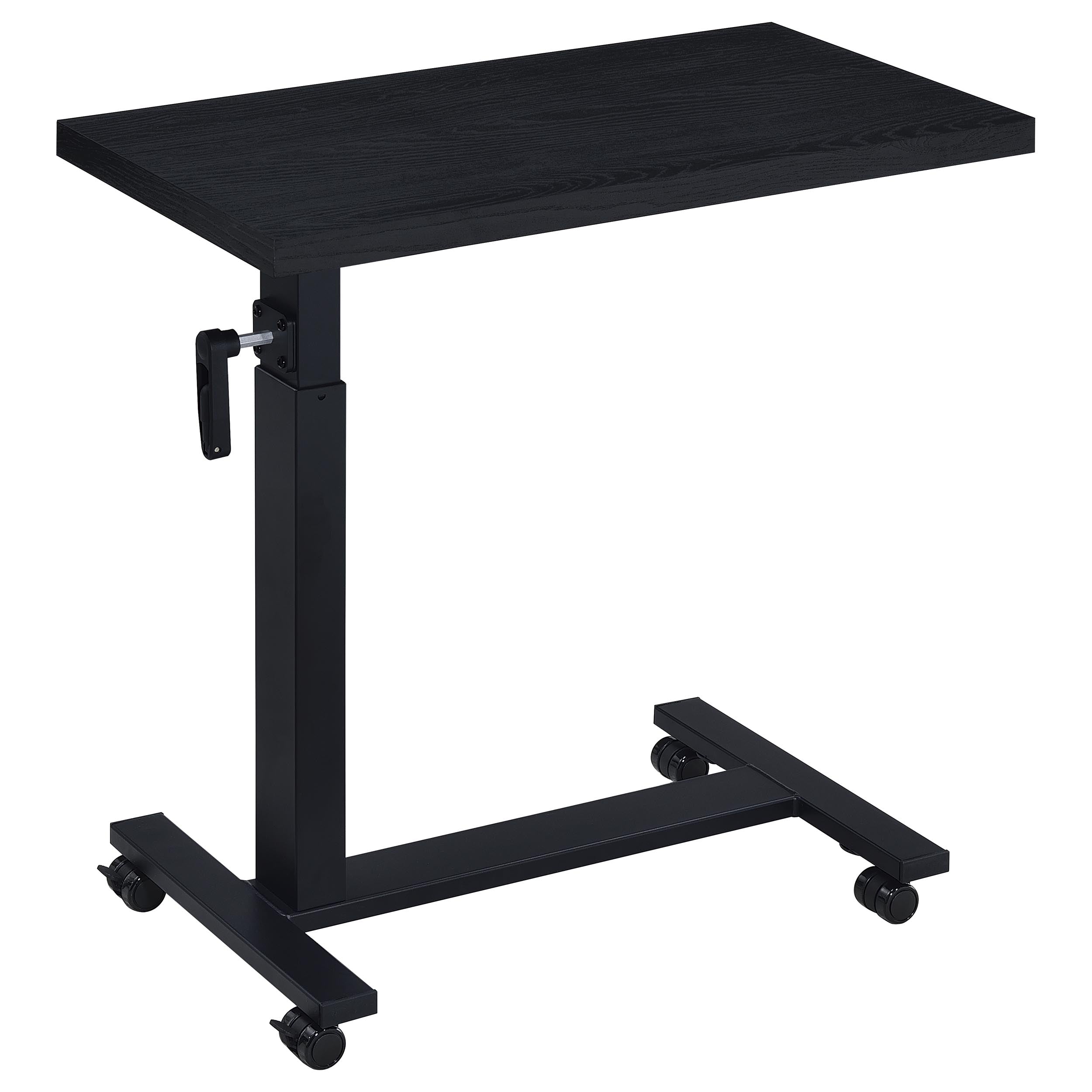Westpark Height Adjustable Mobile Bedroom C-Table Black — view 3