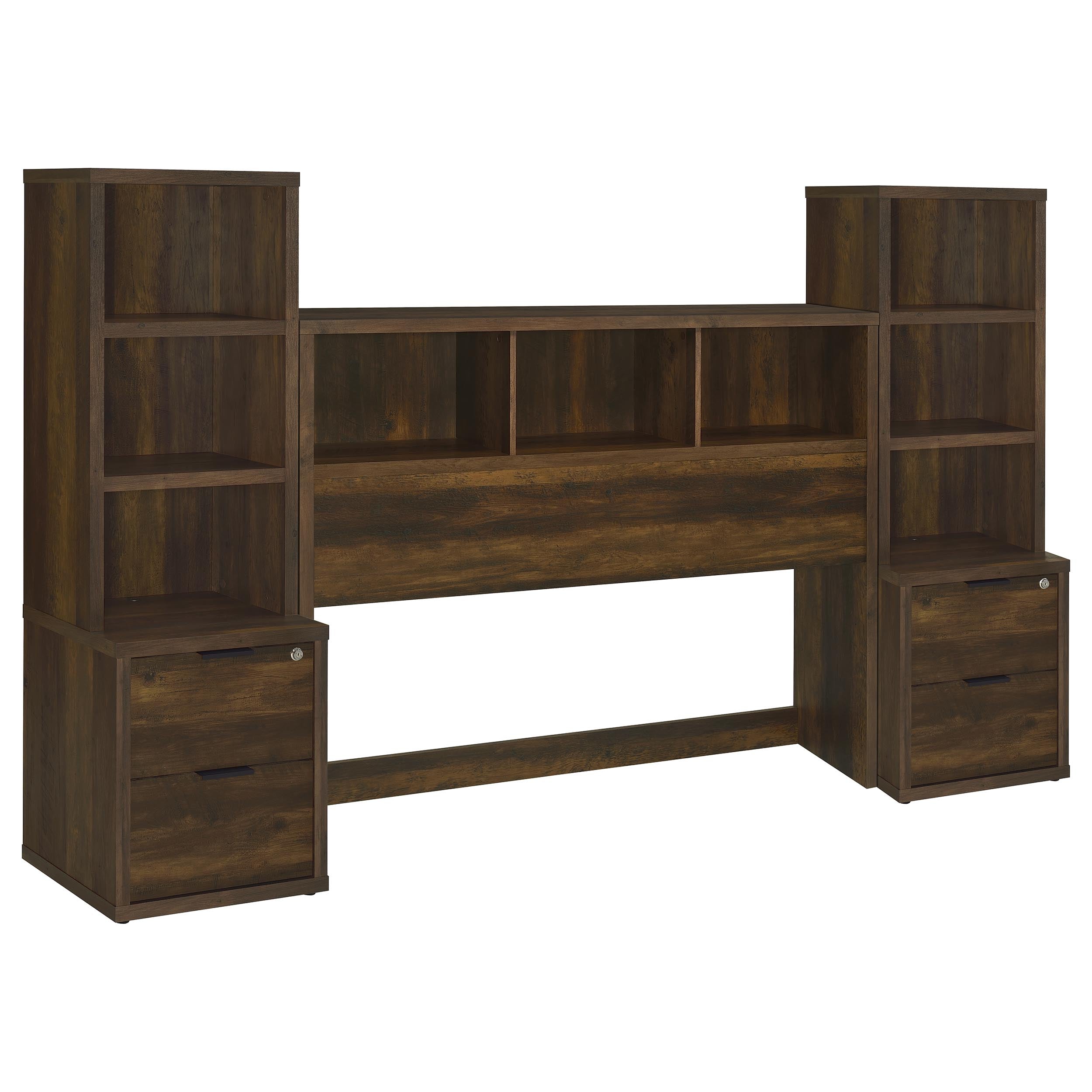 Westpark 3-piece Queen Bedroom Set Bookcase Headboard Pine — view 2