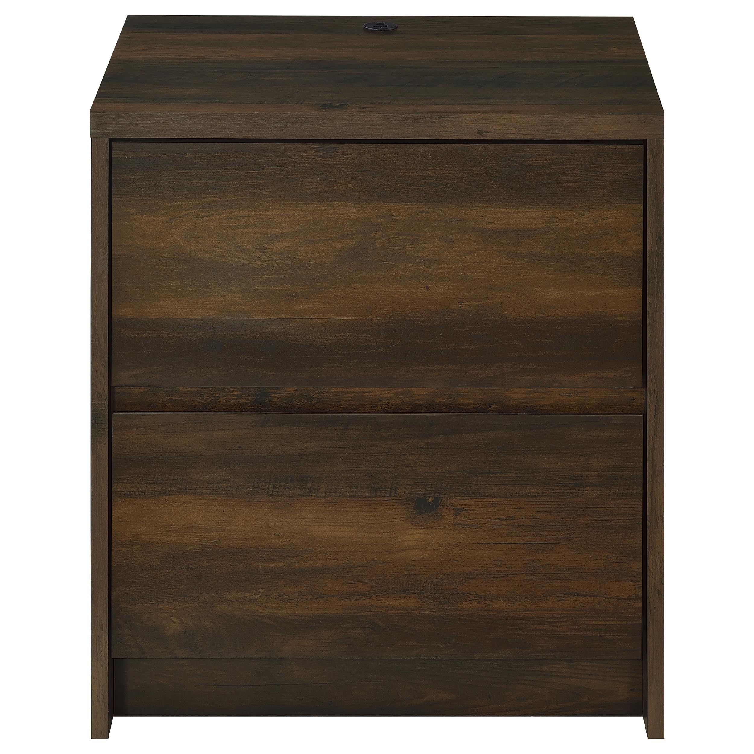 Westpark 2-drawer Nightstand LED Lights and USB Dark Pine — view 5