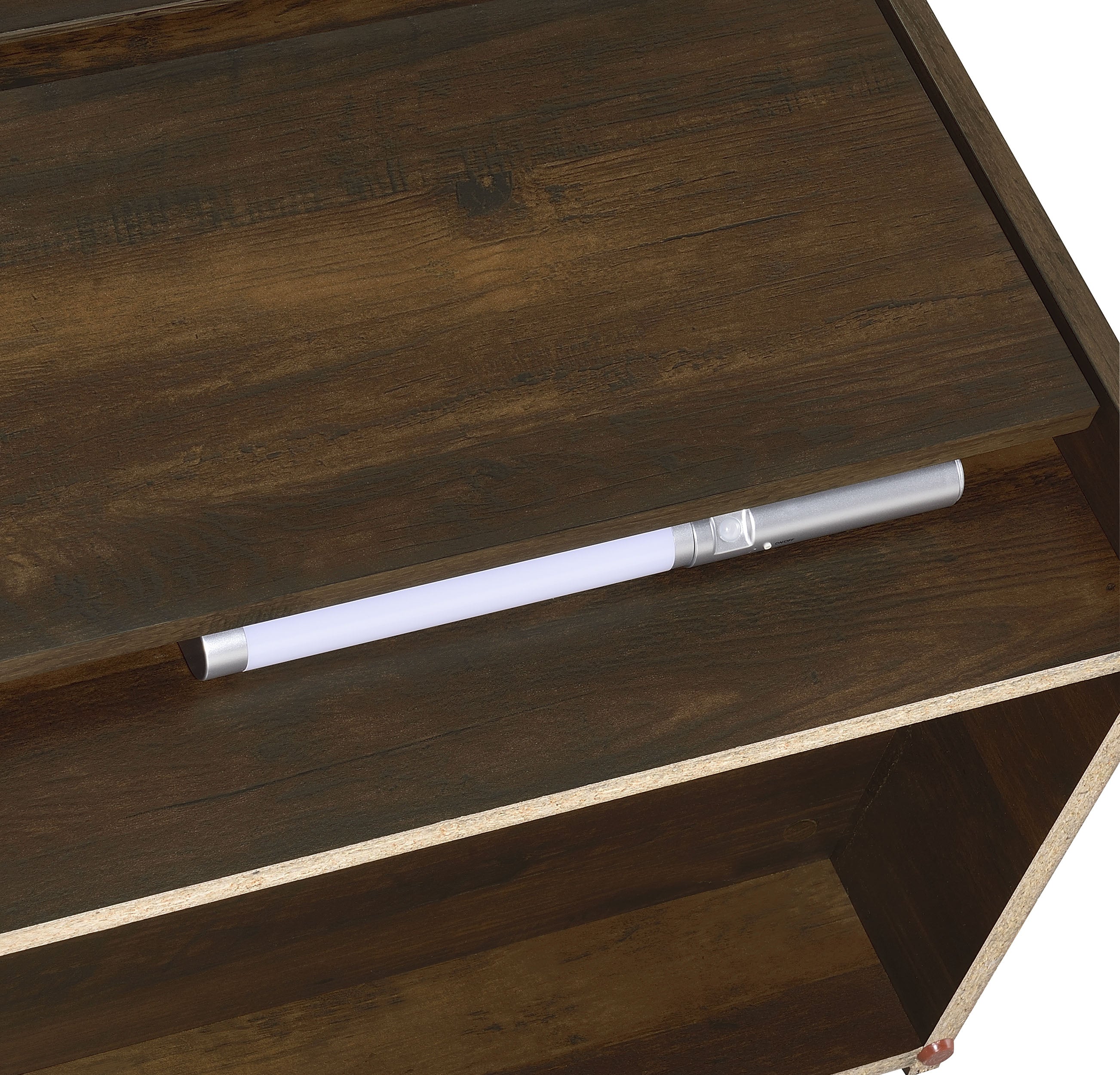 Westpark 2-drawer Nightstand LED Lights and USB Dark Pine — view 12