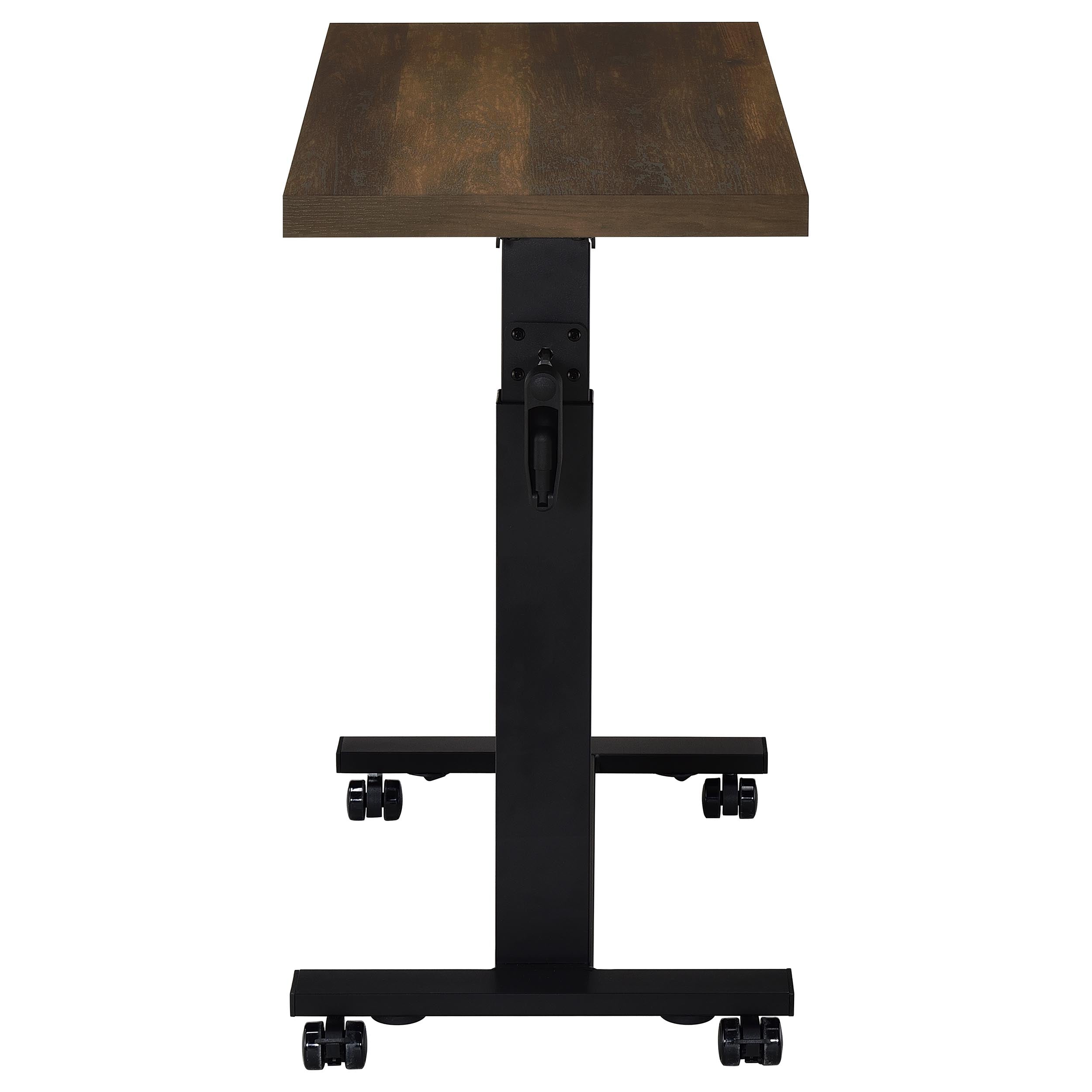 Westpark Height Adjustable Mobile Bedroom C-Table Dark Pine — view 8
