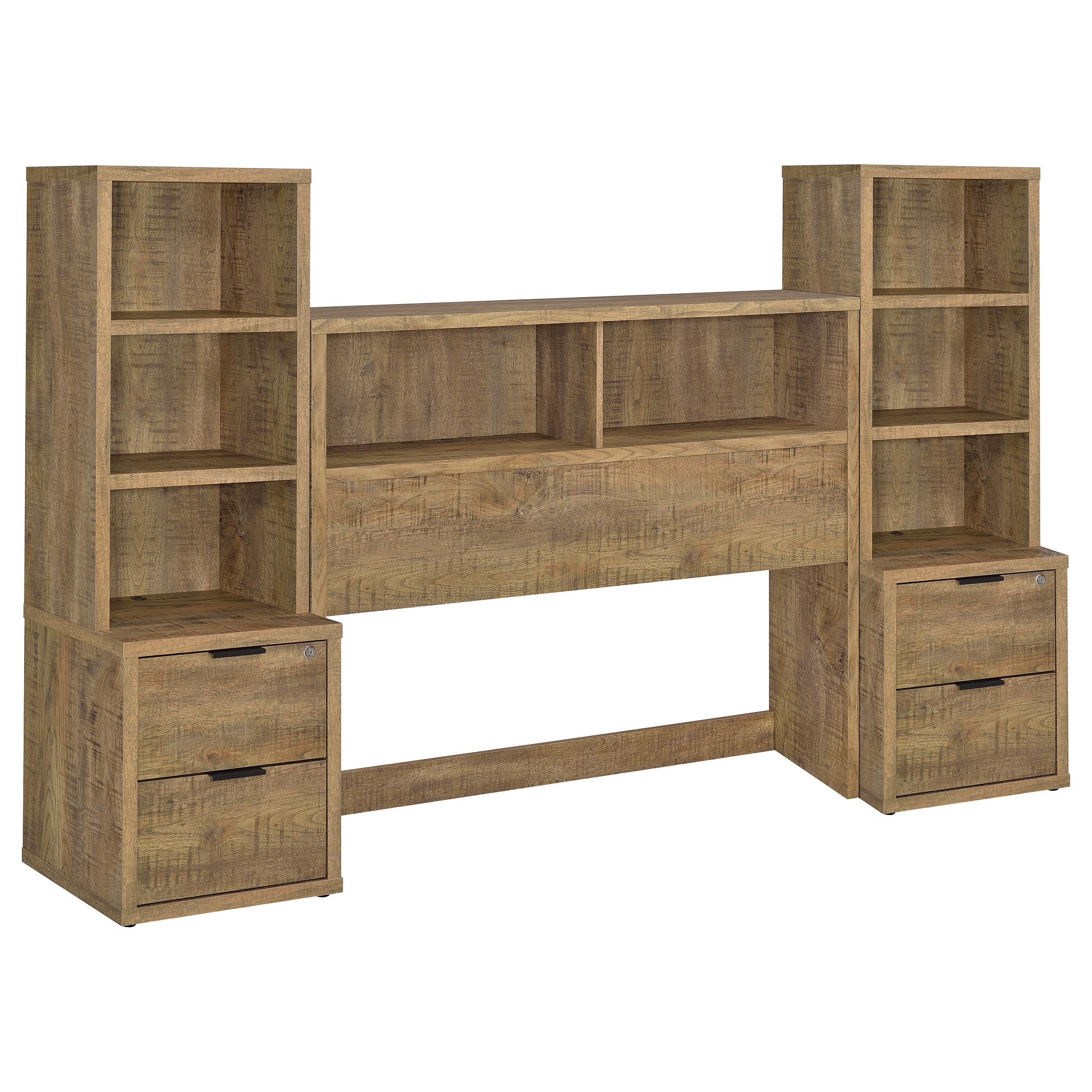 Westpark 3-piece Full Bedroom Set Bookcase Headboard Mango — view 2