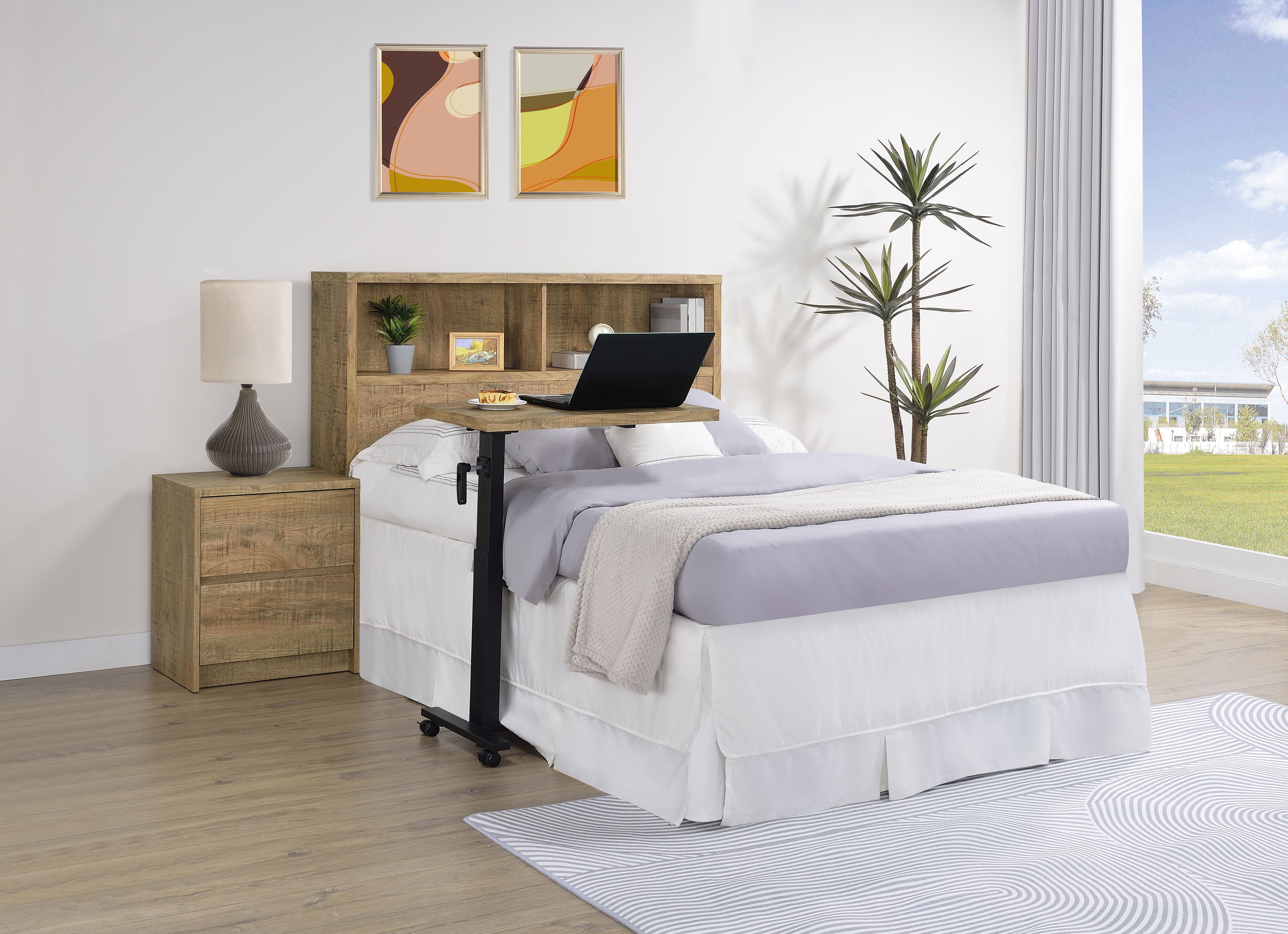 Westpark 49-inch Full Bookcase Headboard Mango — view 9