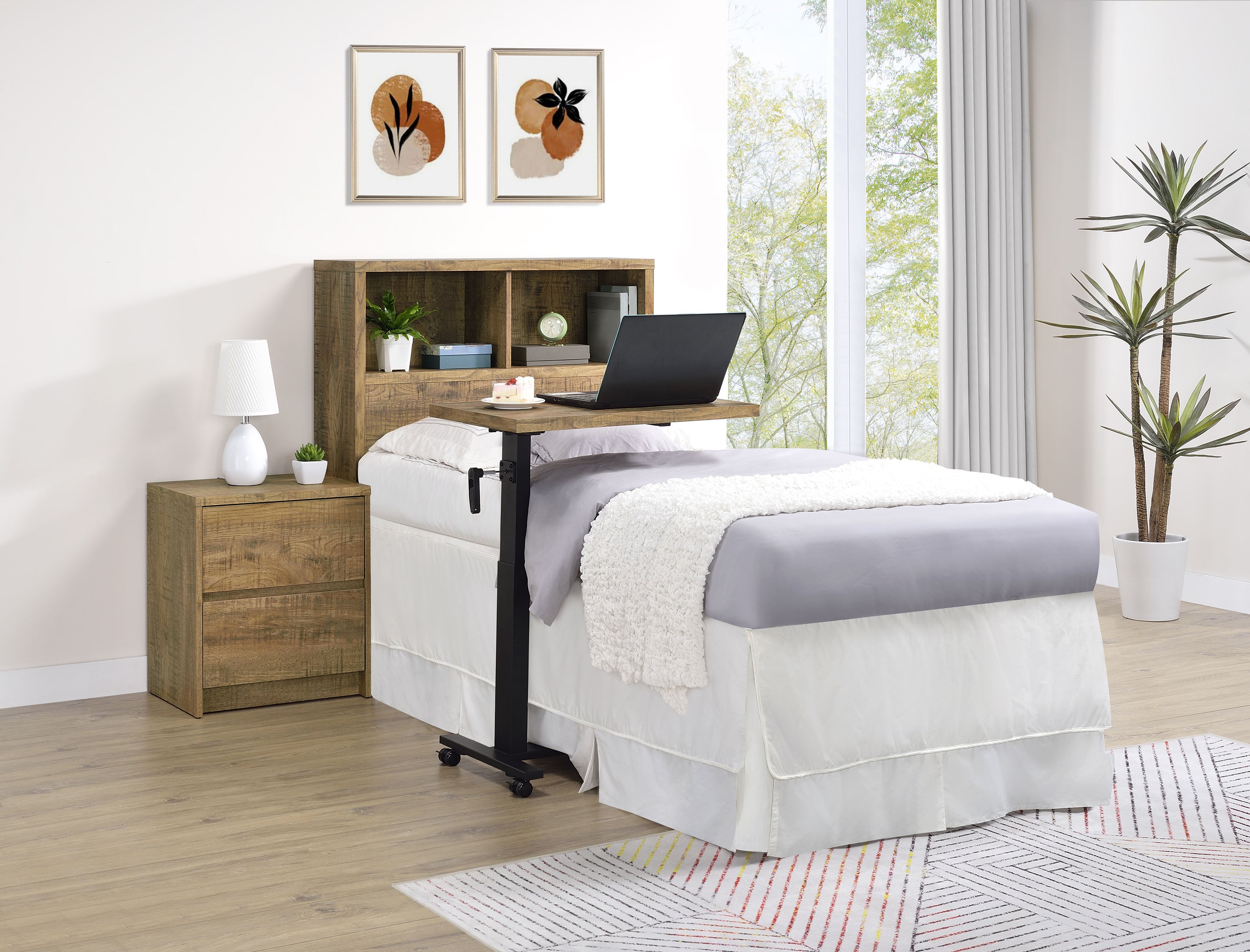 Westpark 49-inch Twin Bookcase Headboard Mango — view 9
