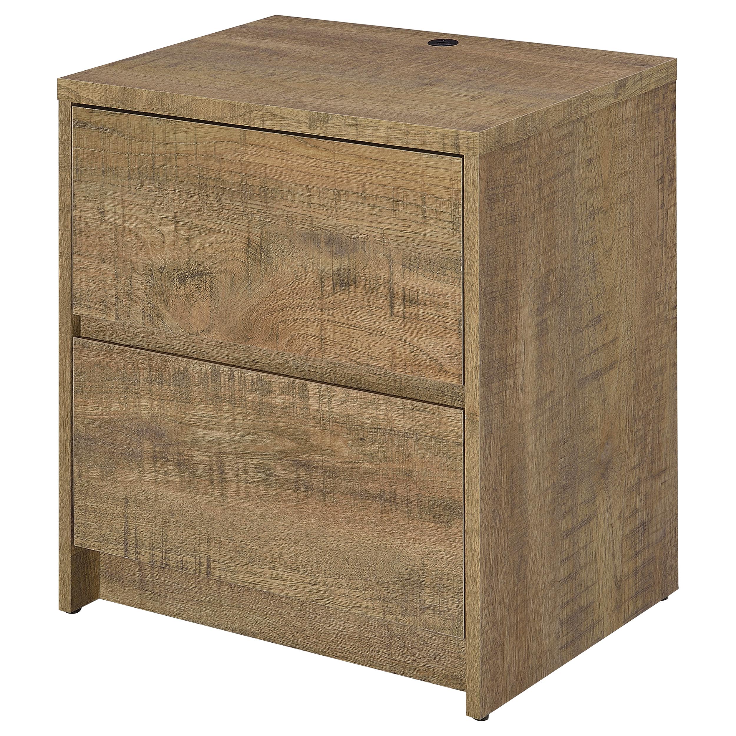 Westpark 2-drawer Nightstand LED Lights and USB Mango — view 6