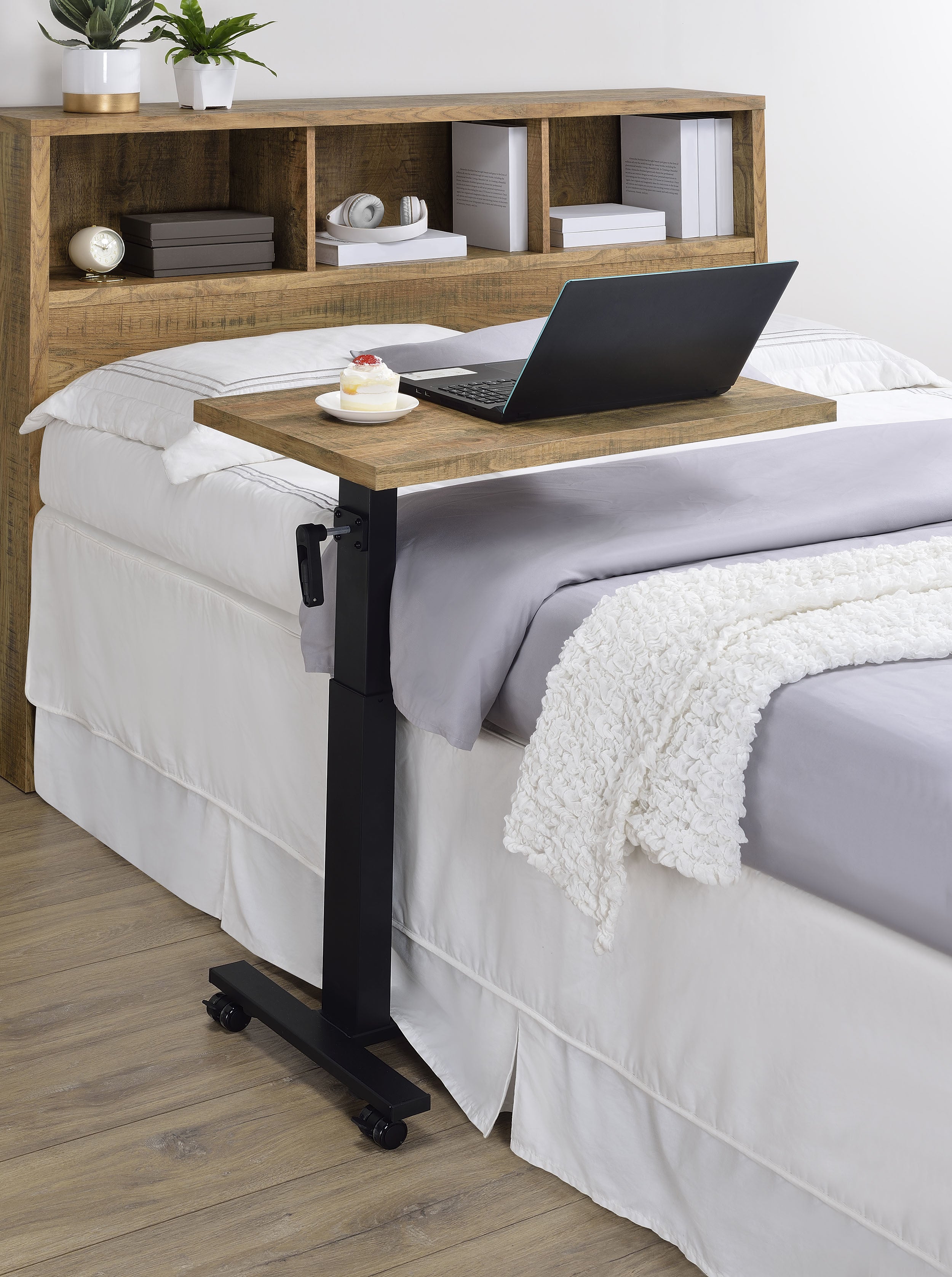 Westpark Height Adjustable Mobile Bedroom C-Table Mango — view 2