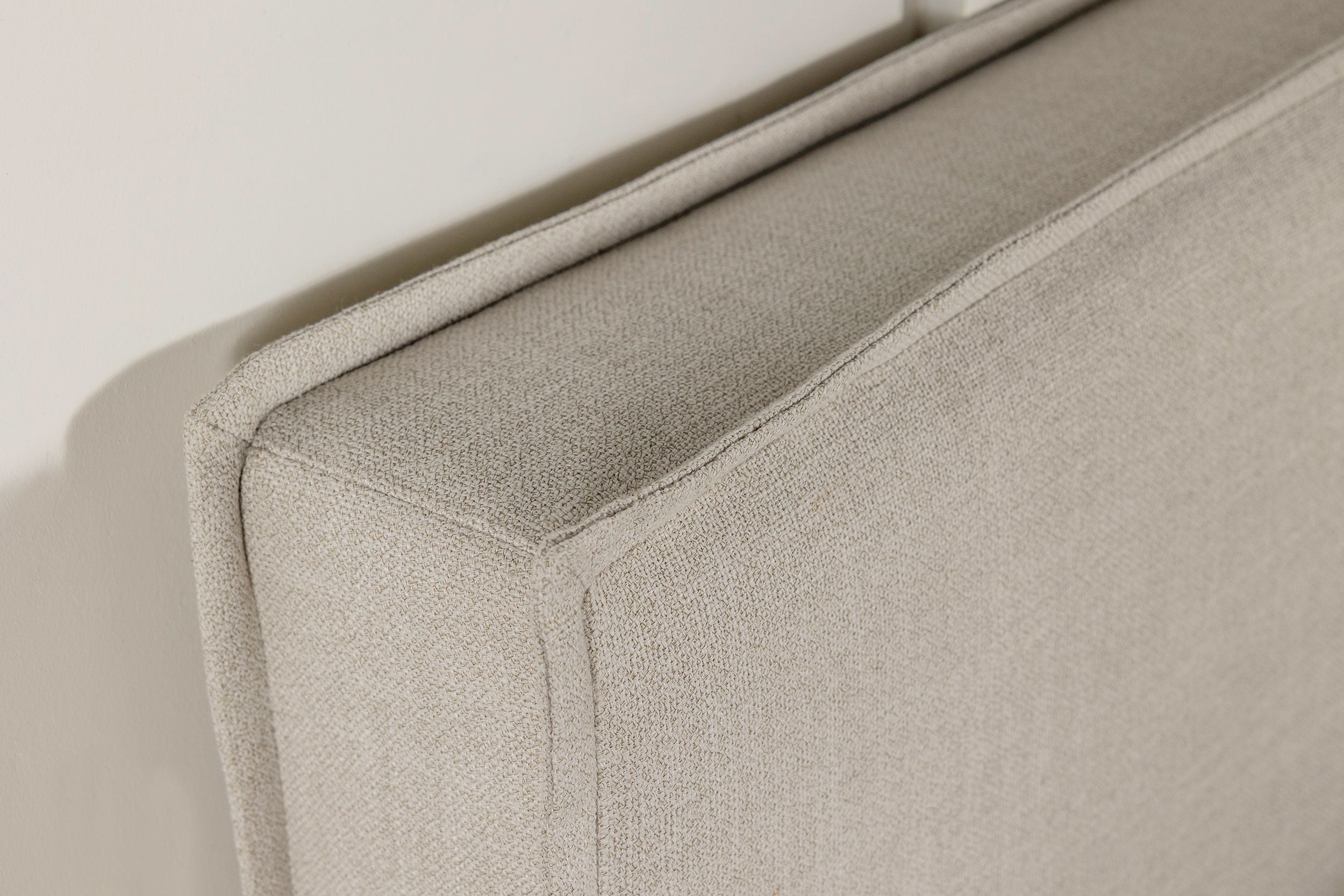 Izzy Upholstered King Panel Headboard Sand — view 6