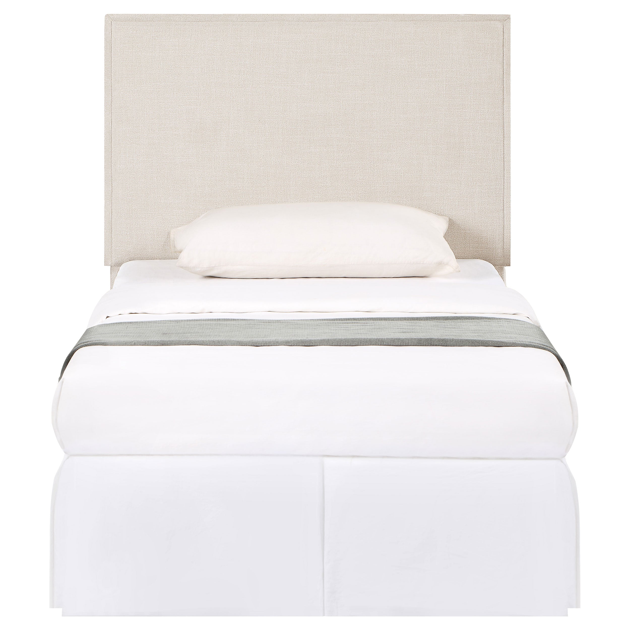Izzy Upholstered Twin Panel Headboard Sand — view 3