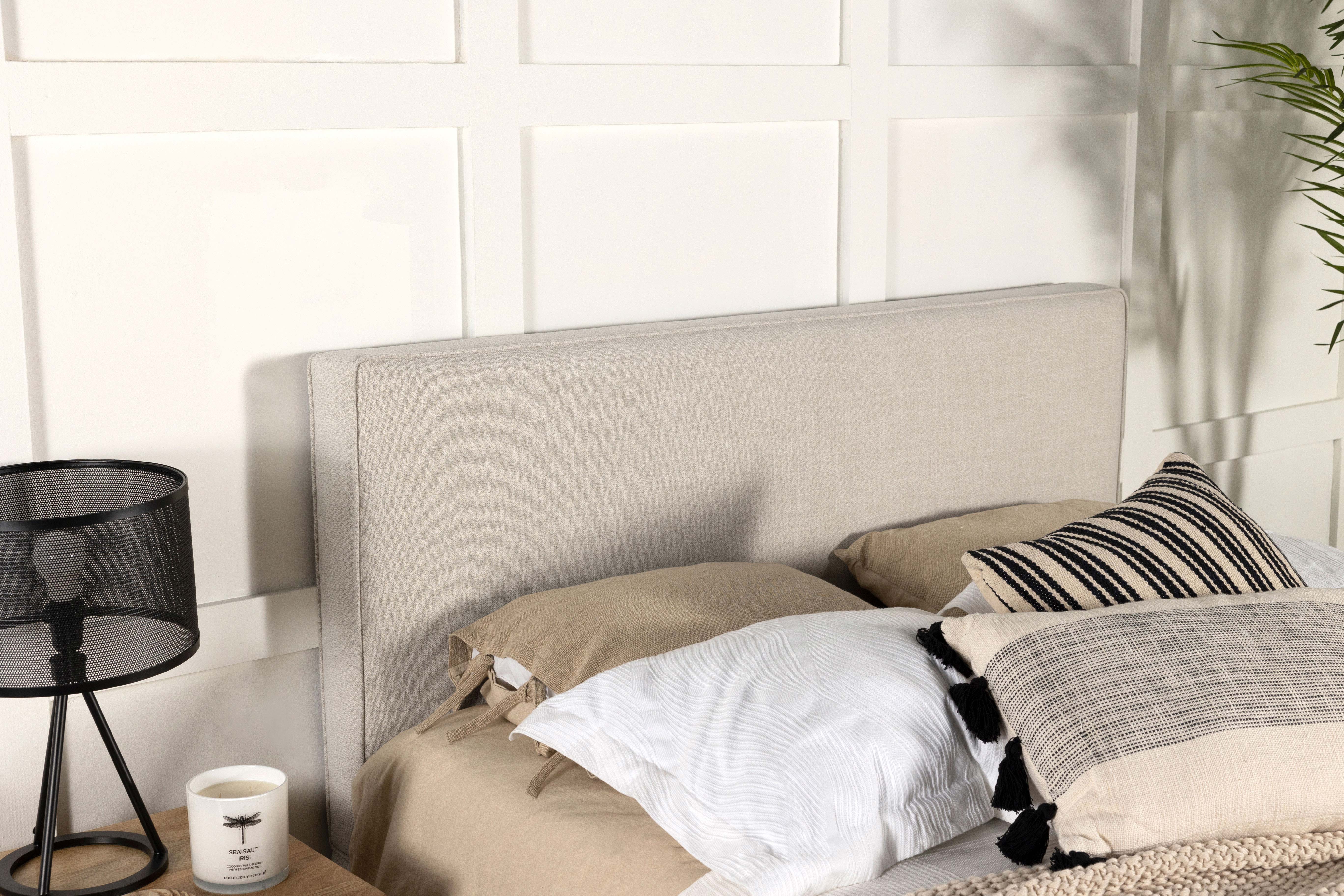 Kosmo Upholstered Queen or Full Panel Headboard Sand — view 2