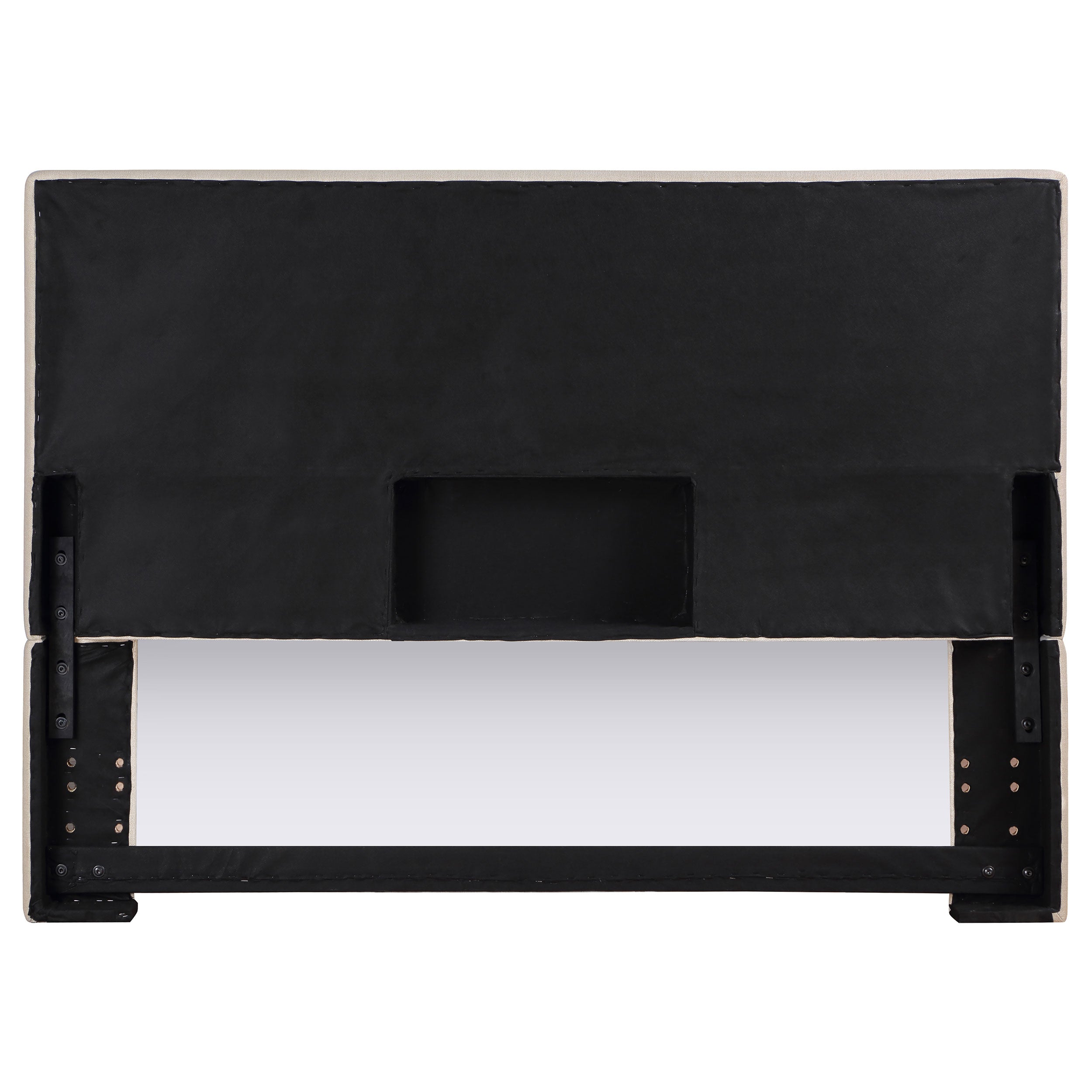 Kosmo Upholstered Queen or Full Panel Headboard Sand — view 5