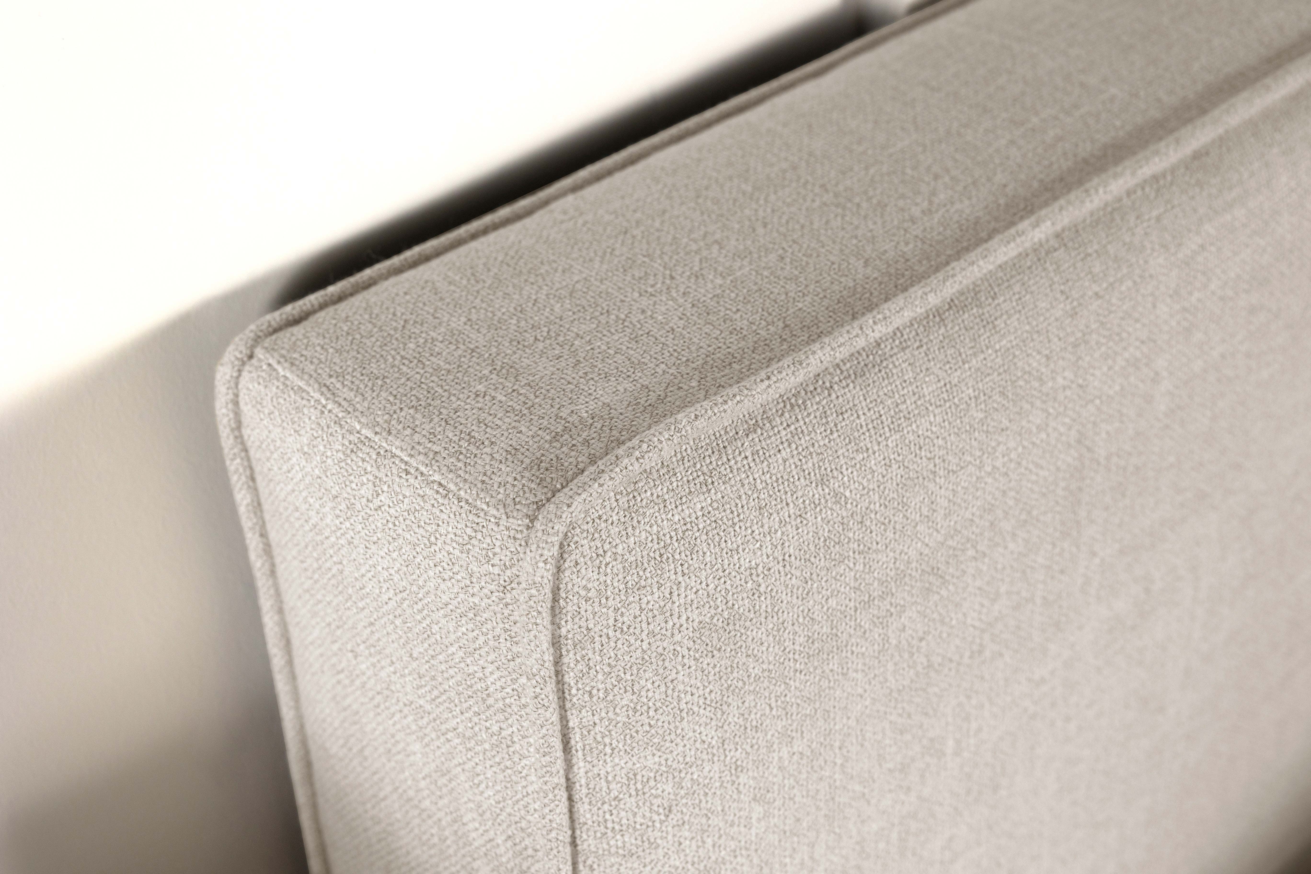 Kosmo Upholstered Twin Panel Headboard Sand — view 9
