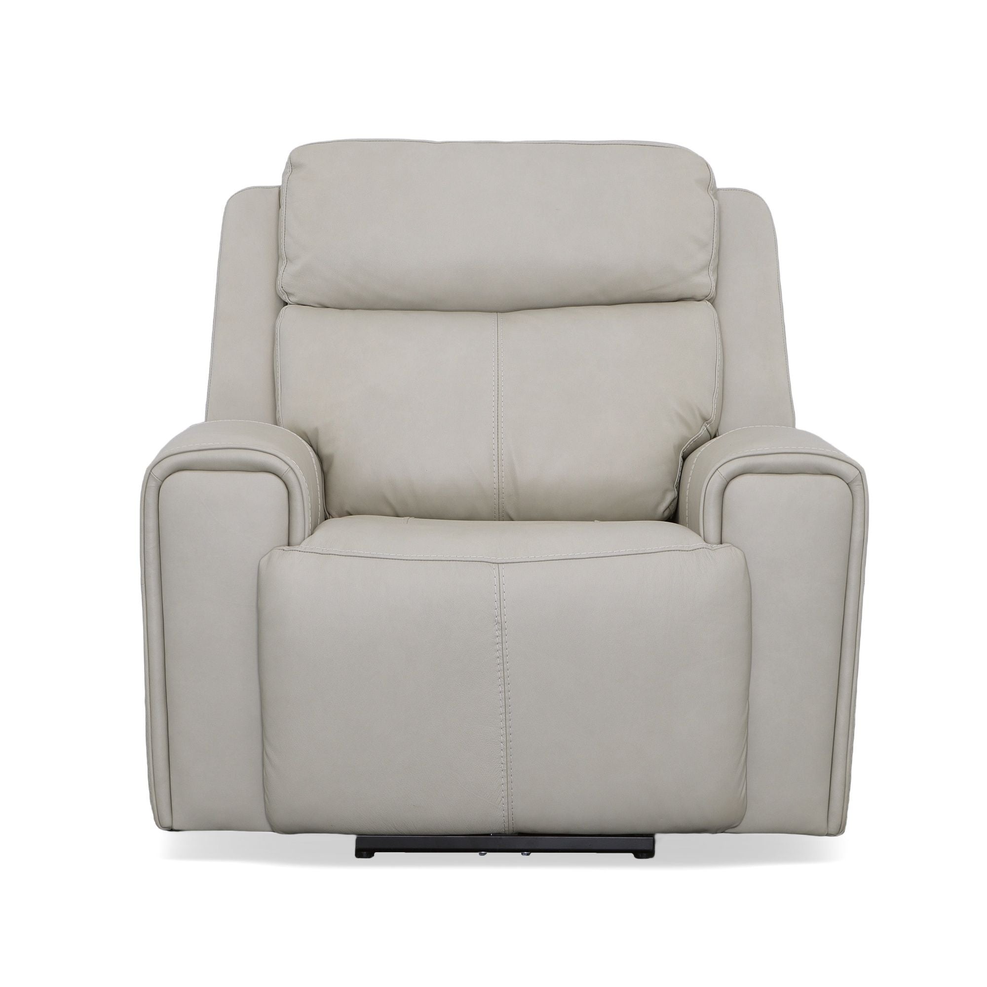 Barnett - Power Recliner With Power Headrest & Lumbar - Timber