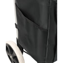 Foldable Shopping Trolley With Wheels And Removable Waterproof Bag - Black