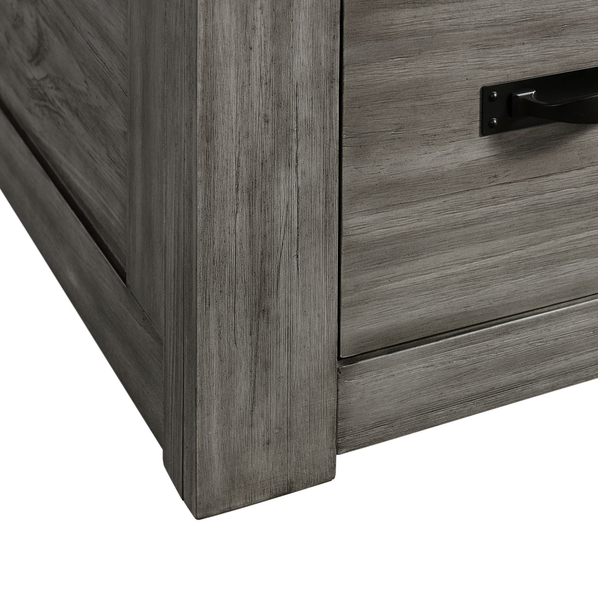 Wade Youth Platform Storage Bed in Dark Gray by Elements International, view 4