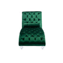 Velvet Chaise Lounge Indoor, Button Tufted Upholstered Chaise Lounge Chair With Pillow