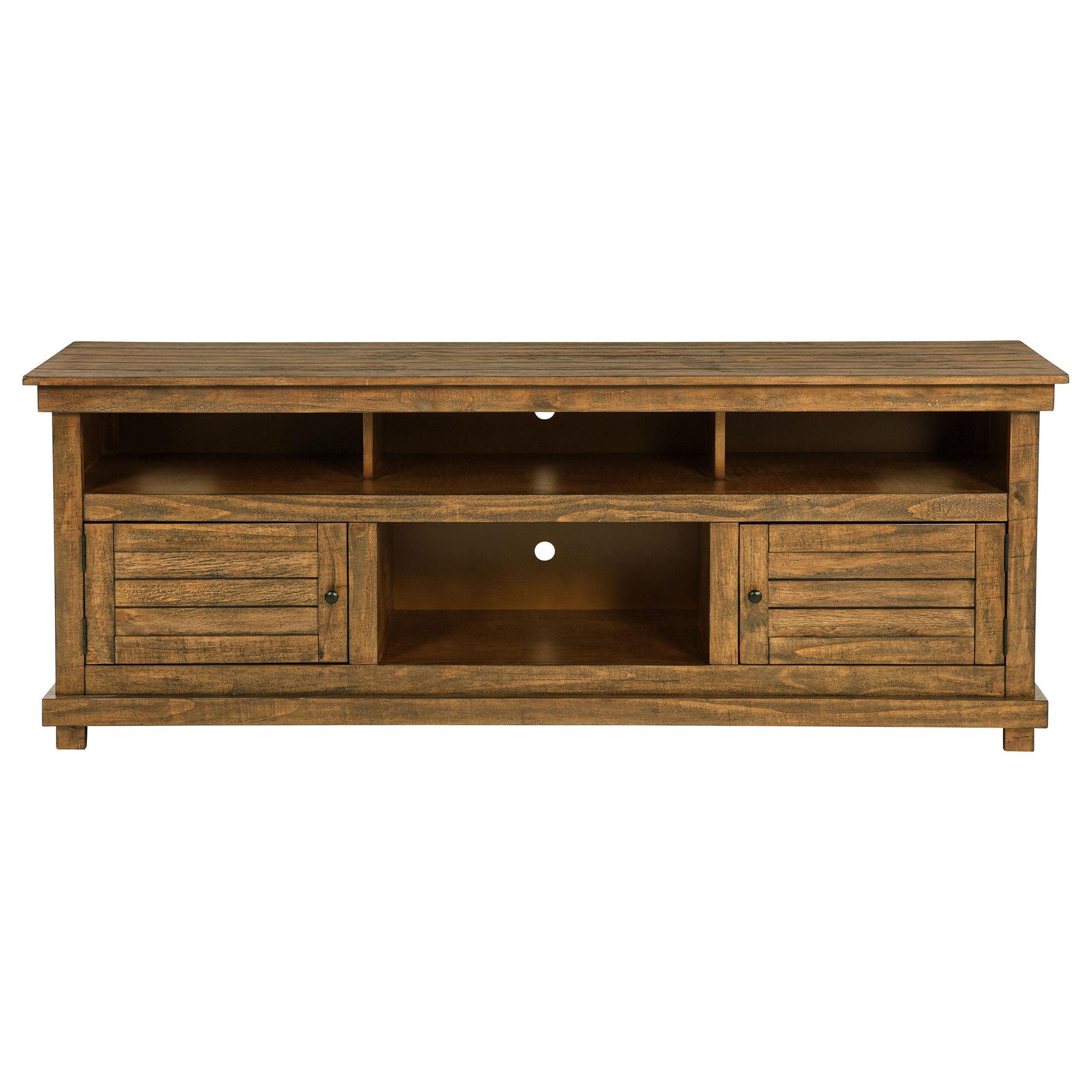 Payne 70-inch TV Stand Media Console Distressed Brown
