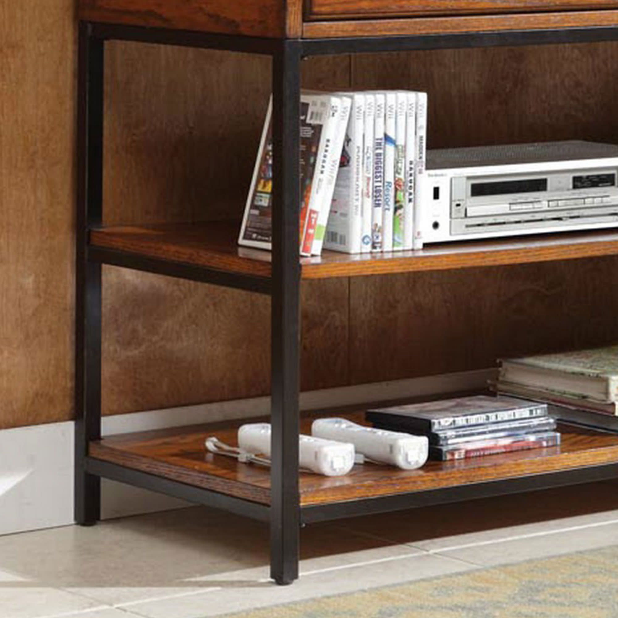 Modern Craftsman - 12.75" Media Console - Light Brown