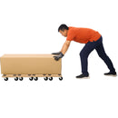 Furniture Moving Dolly, Heavy Duty Wood Rolling Mover With Wheels For Piano Couch Fridge Heavy Items, Securely Holds 500 Lbs (Set of 4) - Natural