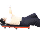 Mechanic Creeper, Z Creeper Seat 2 In 1 Low Profile With 6 Wheels Steel Vinyl - Red