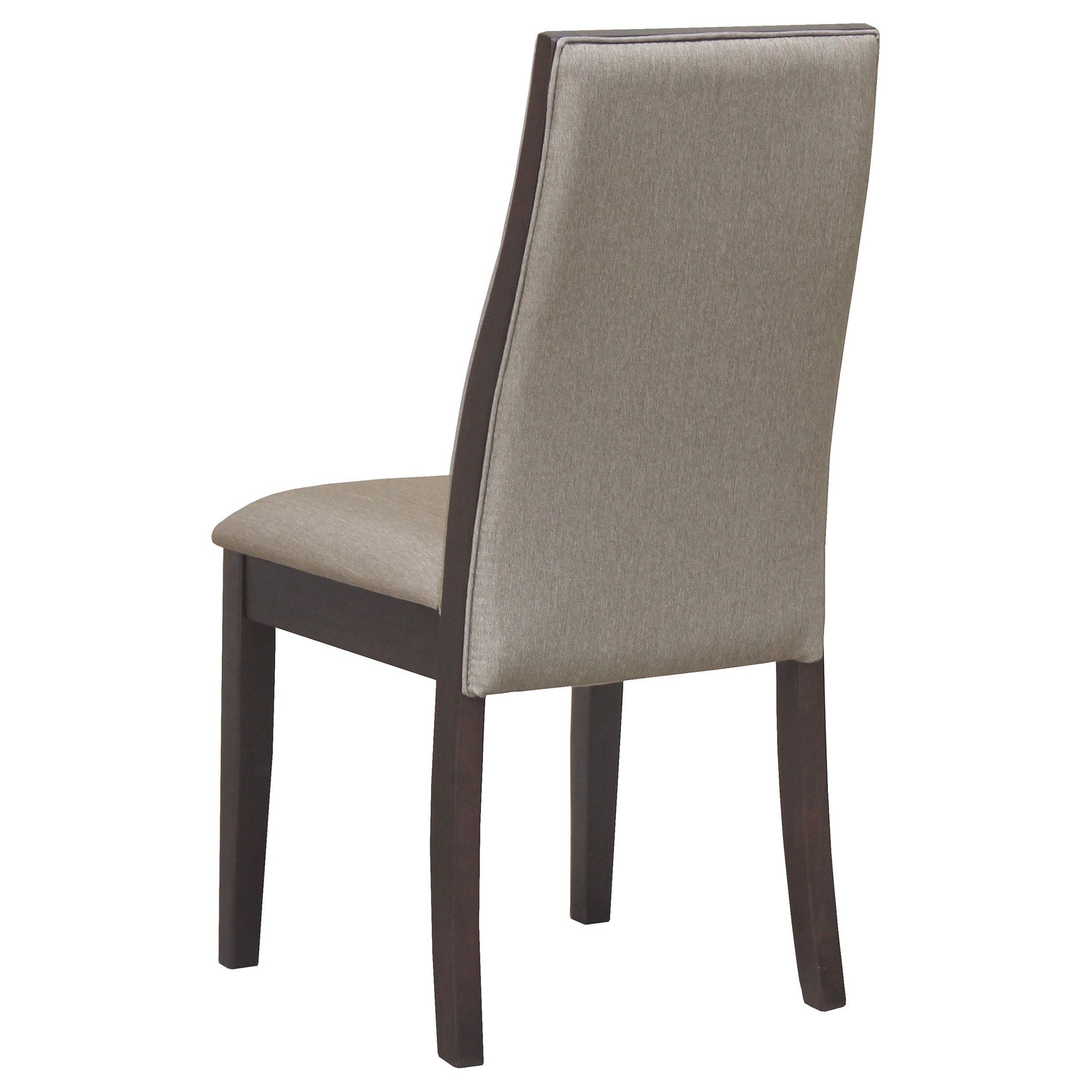 Spring Creek Upholstered Dining Chair Taupe (Set of 2)