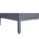 3 Door Lockers With Lock For Home, Gym, Office, School, And Garage - Gray