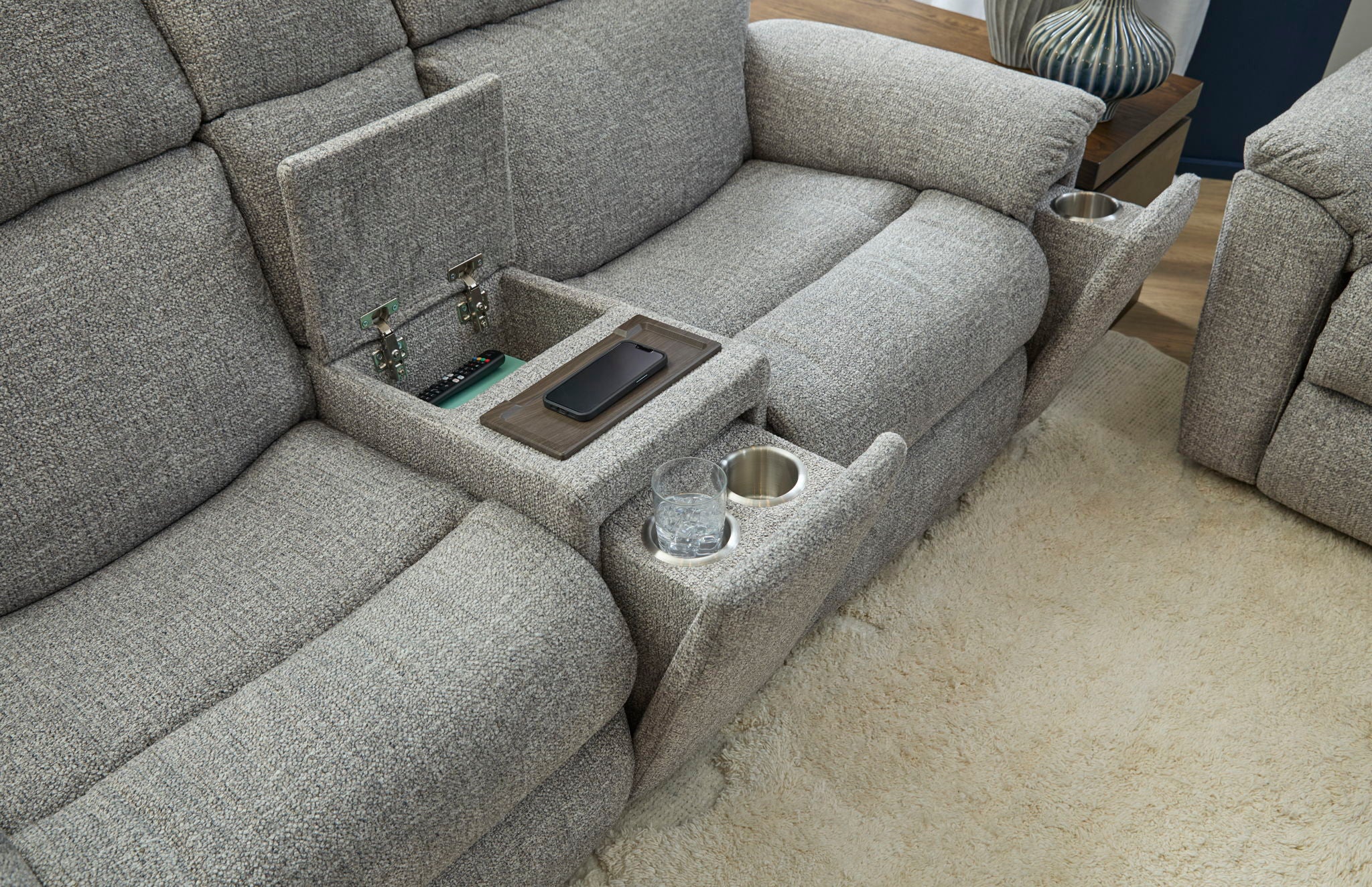 Porter - Power Reclining Loveseat With Console, Power Headrest, & Lumbar