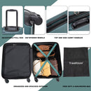 20" Carry On Luggage Lightweight Suitcase, Spinner Wheels