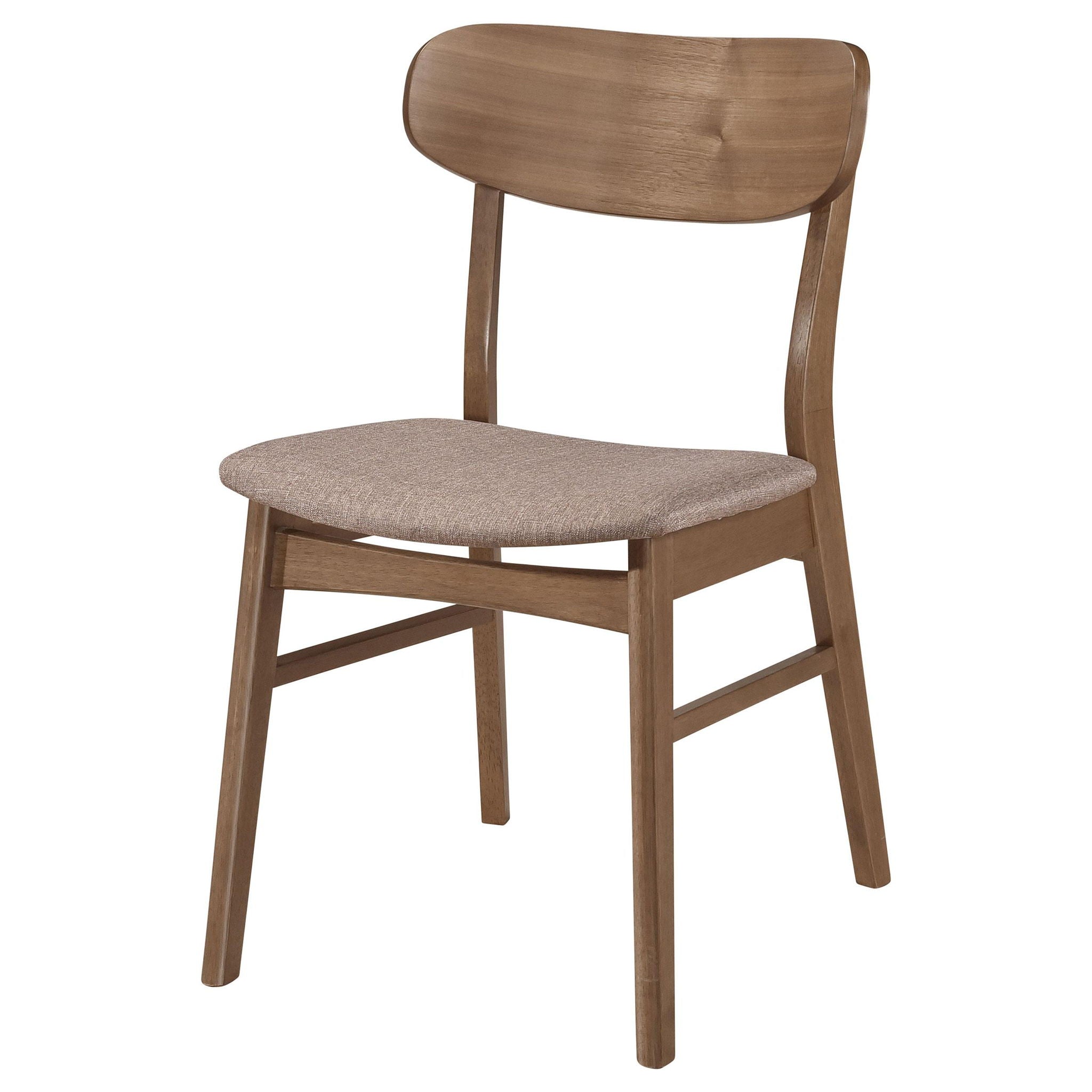Dortch Dining Side Chair Walnut and Brown (Set of 2) - Atlantic Fine Furniture Melbourne FL