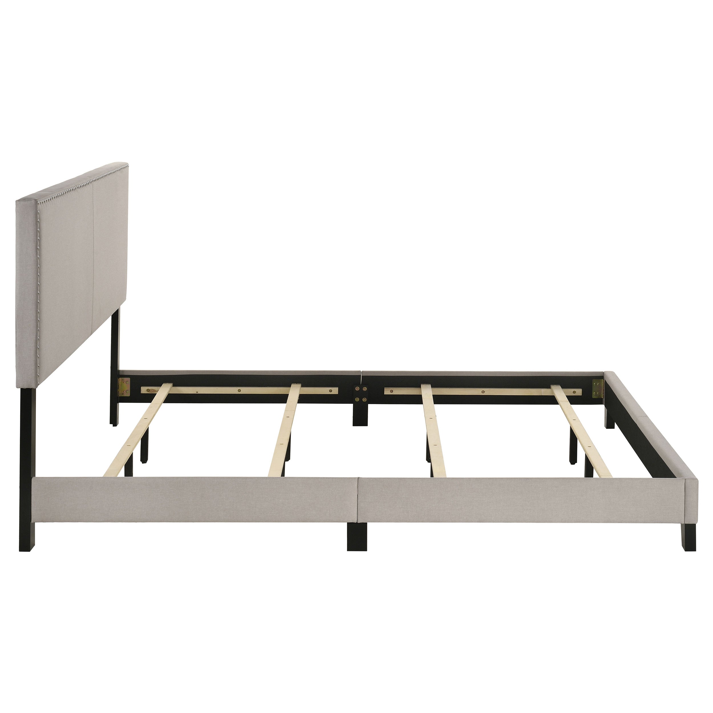 Boyd Upholstered California King Panel Bed Ivory — view 6