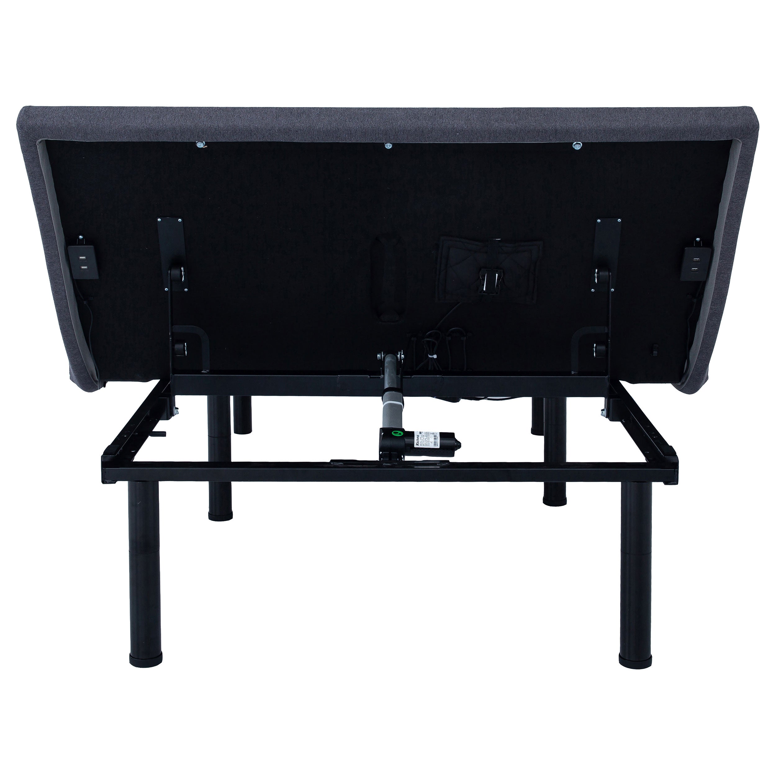 Negan Full Adjustable Bed Base Grey and Black — view 9