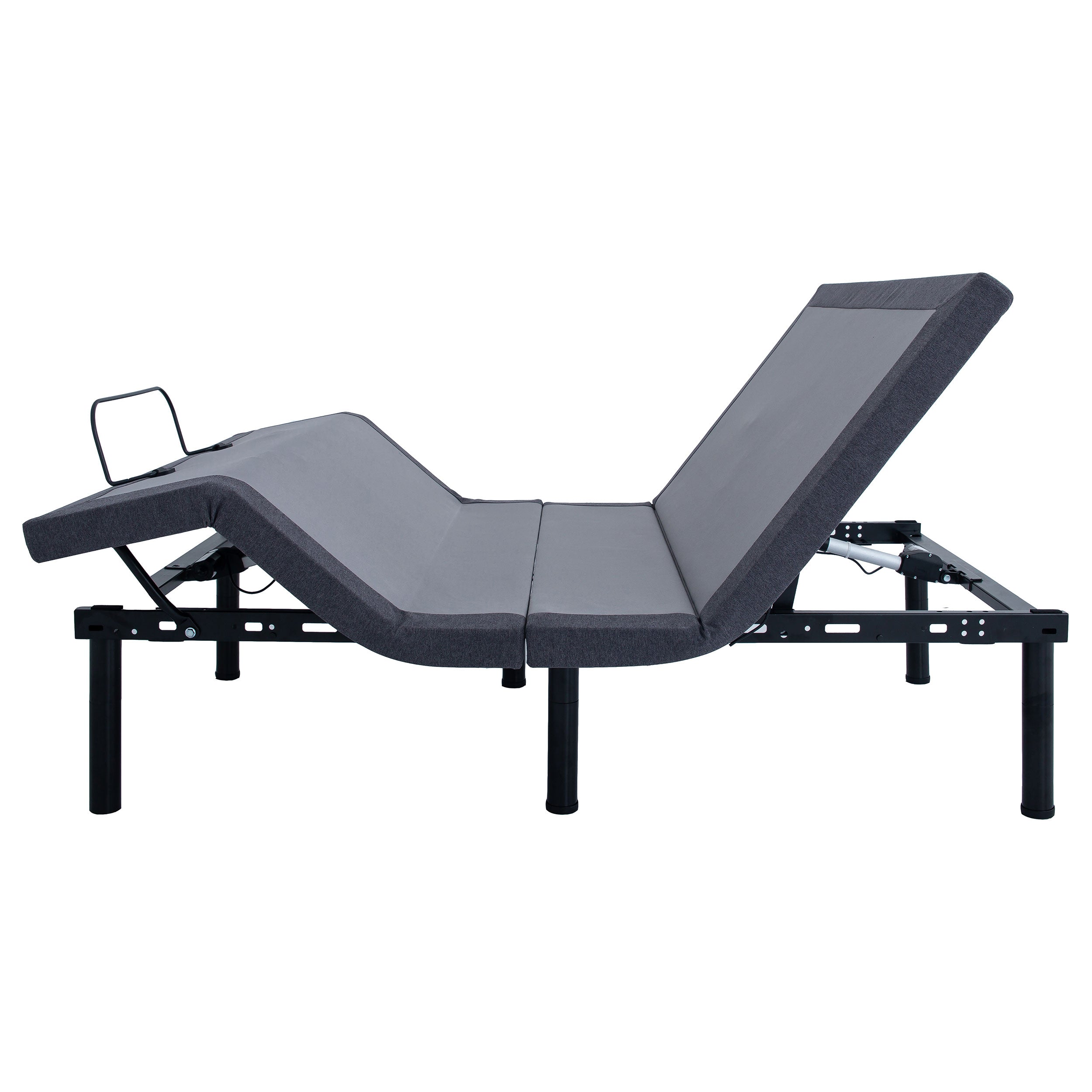 Negan Eastern King Adjustable Bed Base Grey and Black — view 7