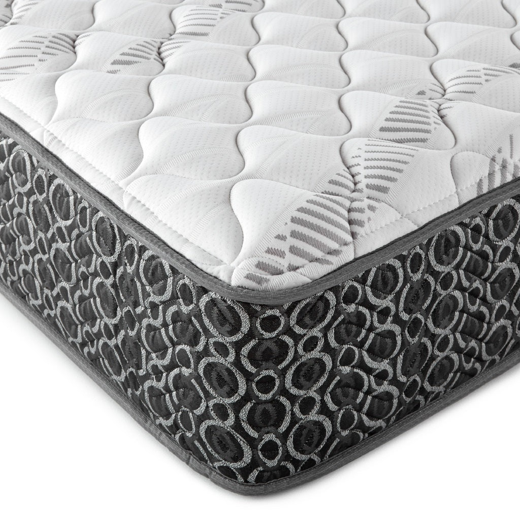 Hayes Queen Firm Tight Top Hybrid Mattress White — view 3