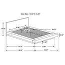 Jessica - Bedroom Set With LED