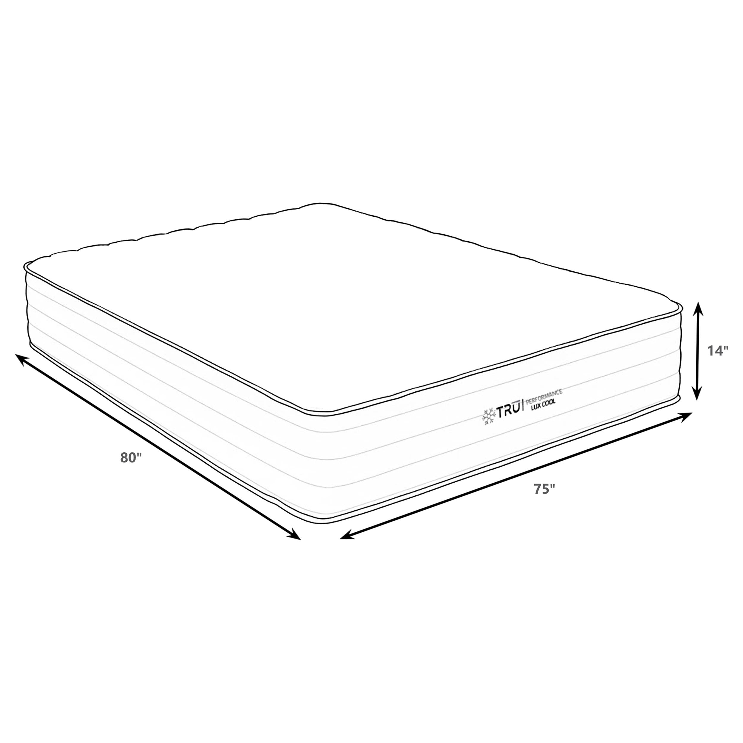 Montlake 14-inch Eastern King Cool Firm Foam Hybrid Mattress — view 5
