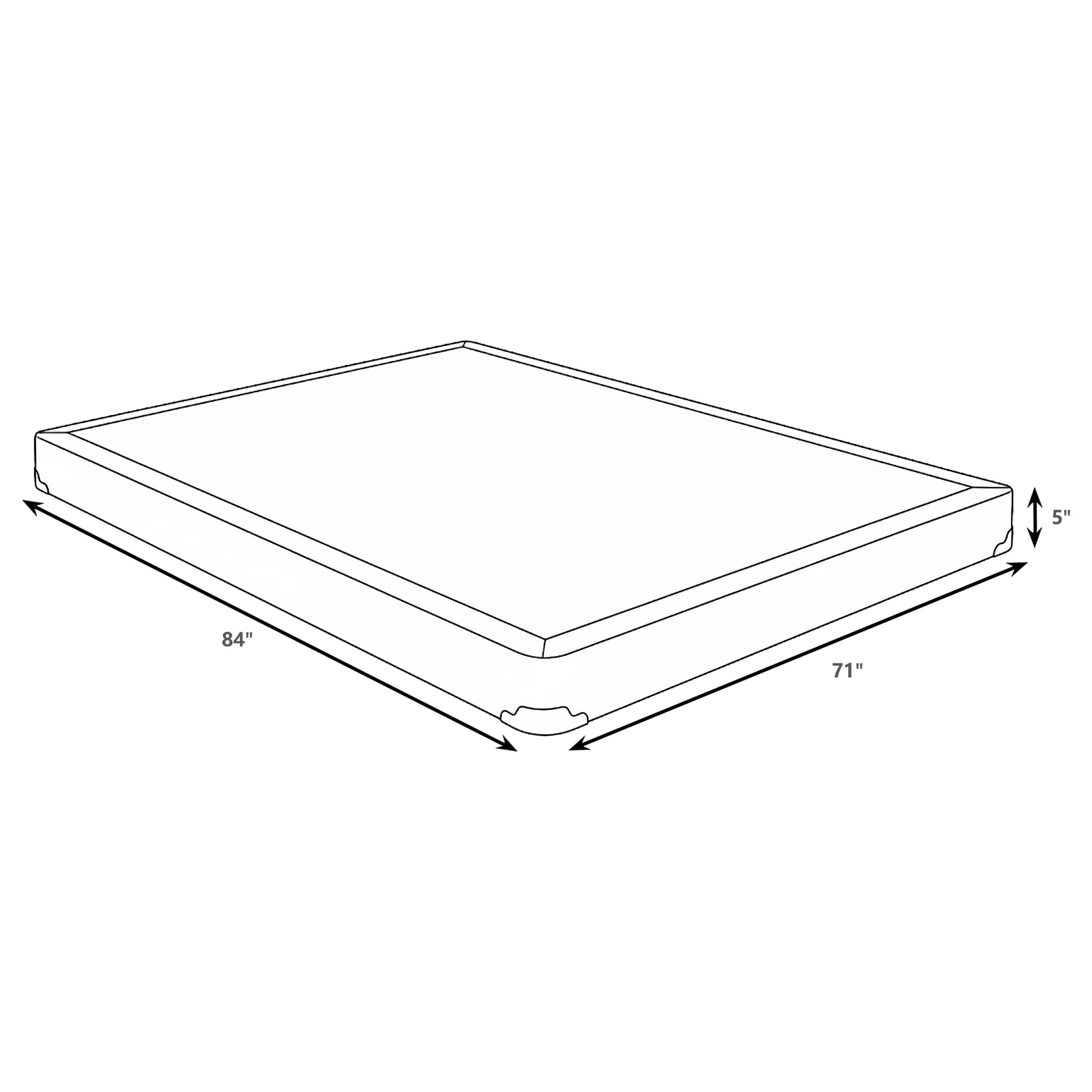 Mercer 5-inch Split California King Low Profile Foundation — view 3