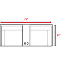 Outdoor Wicker Loveseat With Cushions