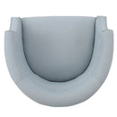 Contemporary Upholstered Club Chair With Button Tufting