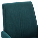 Ergonomic Mid-Back Office Chair With Striped Velvet Fabric