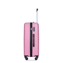 Luggage 4 Piece Lightweight Suitcase With Rotating Wheels With Tsa Lock,