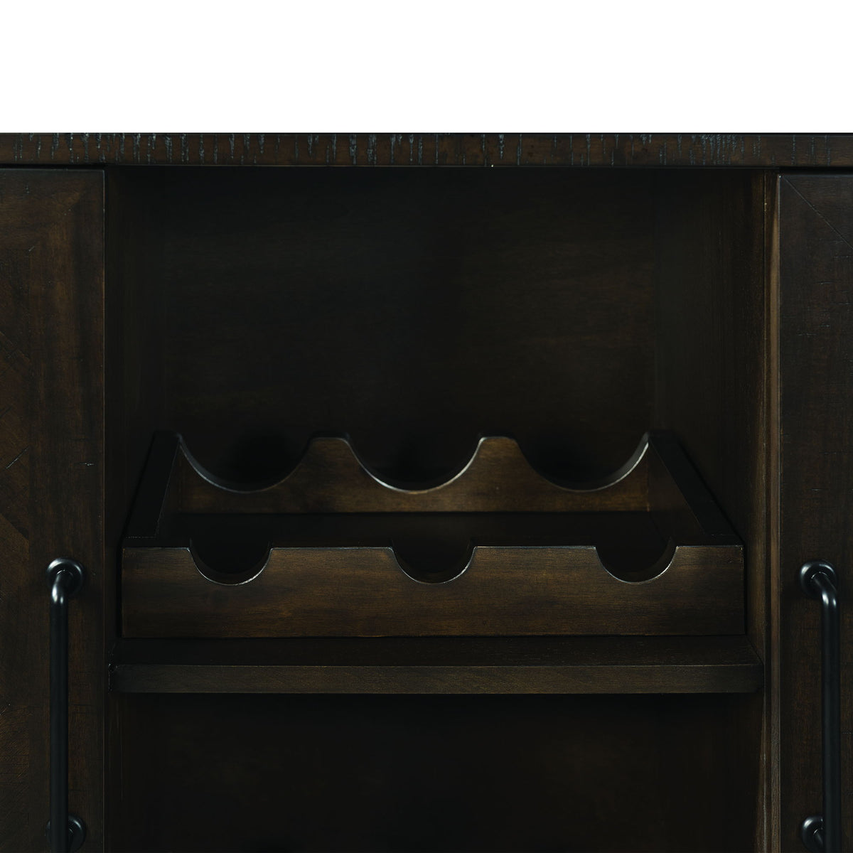 Colorado Server in Dark Brown by Elements International, view 2