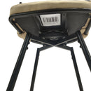 Bar Stool 360 Swivel With Back Footrest