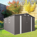 Large Outdoor Storage Shed With Lockable Door, Air Vent
