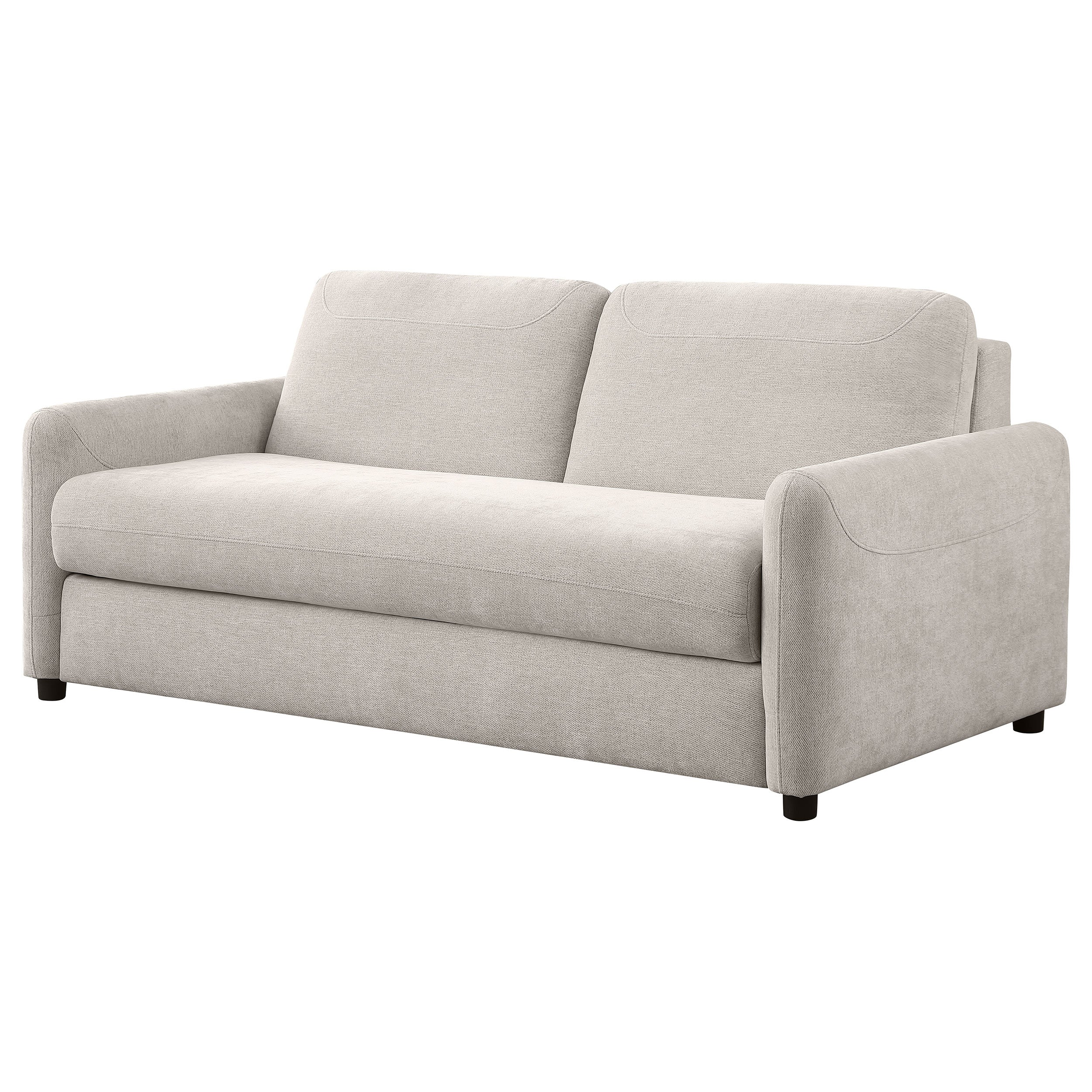Rylie Upholstered Sofa Sleeper with Queen Mattress Beige — view 6
