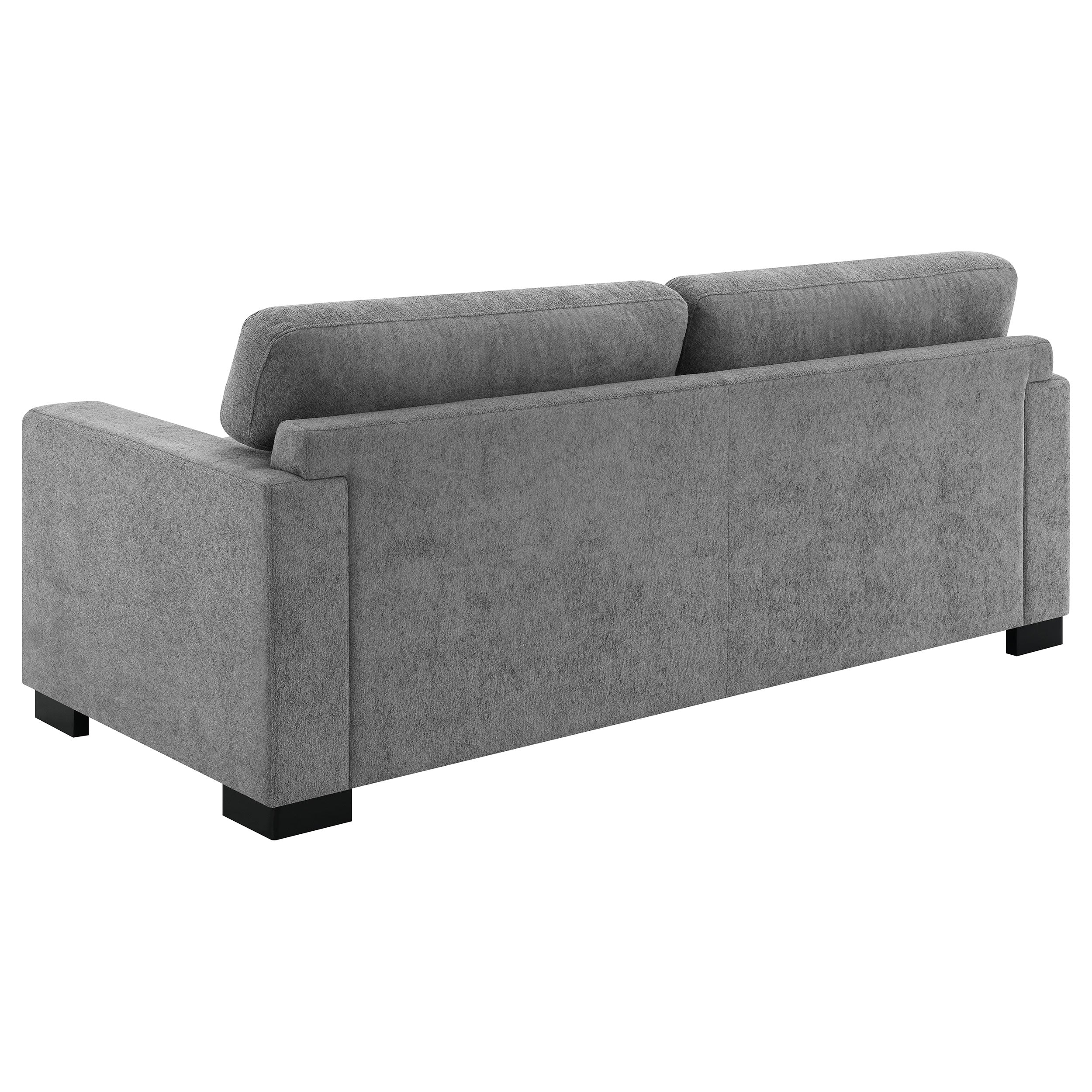 Simpson Upholstered Sofa Sleeper with Queen Mattress Grey — view 8