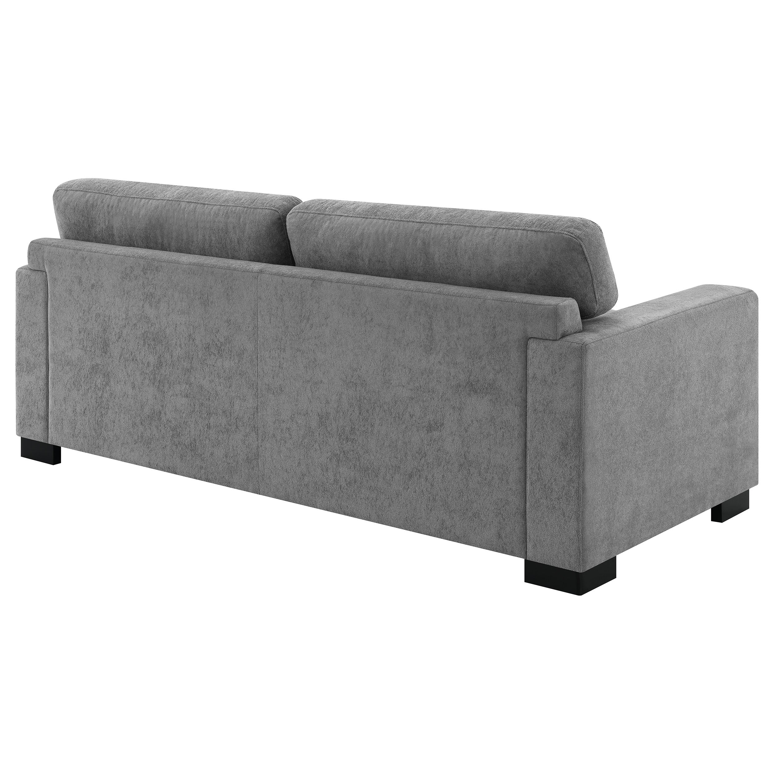 Simpson Upholstered Sofa Sleeper with Queen Mattress Grey — view 9