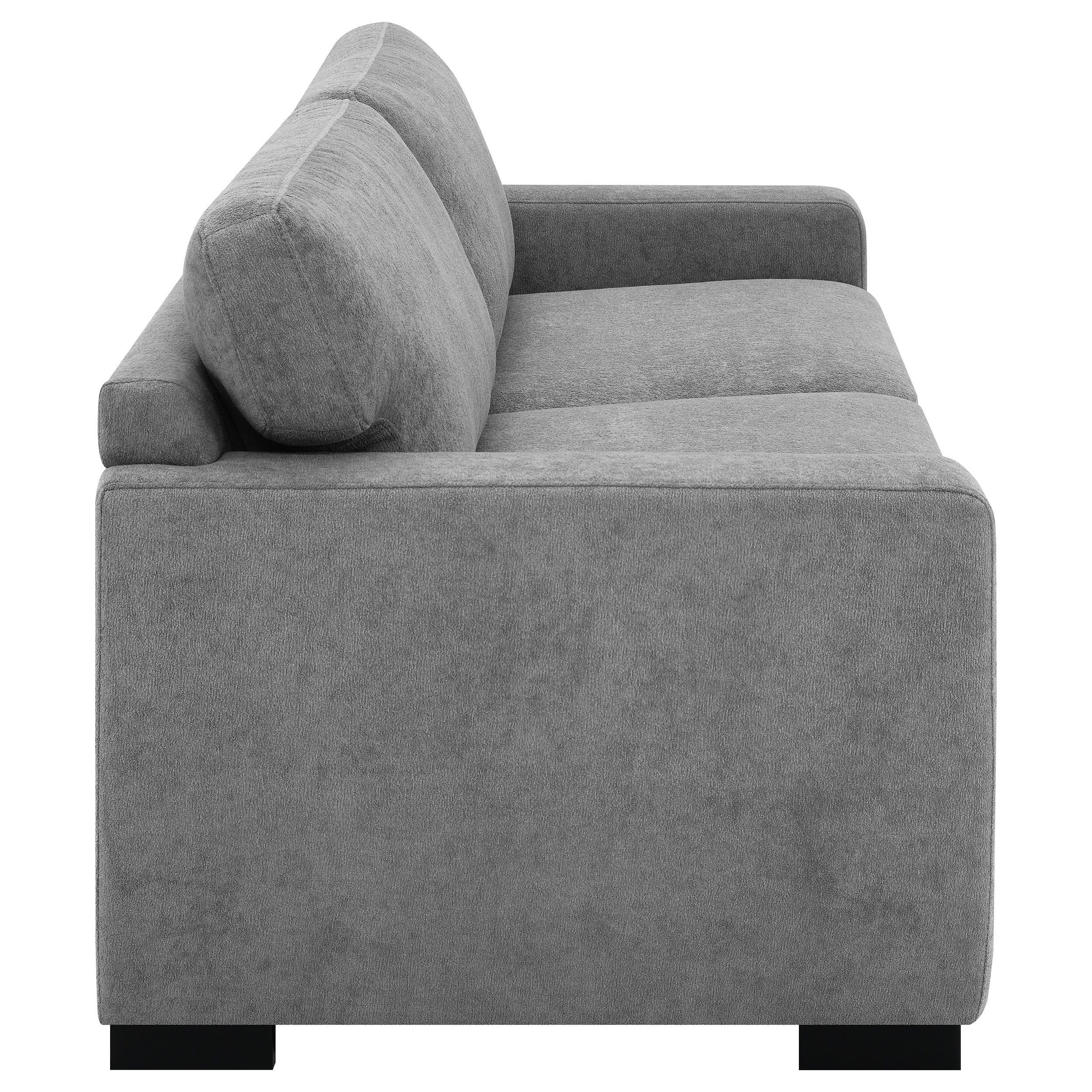 Simpson Upholstered Sofa Sleeper with Queen Mattress Grey — view 10
