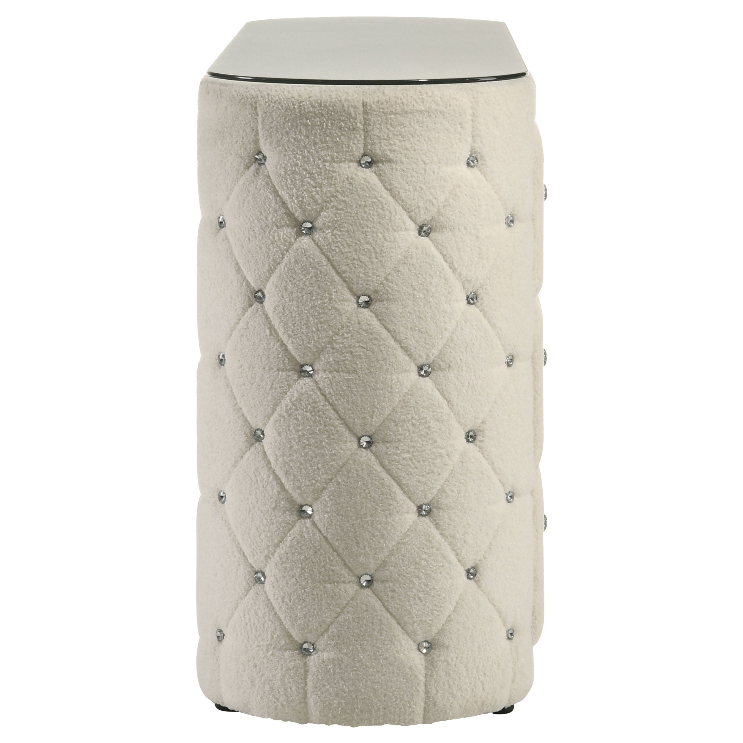 Sonya 6-drawer Upholstered Bedroom Dresser Ivory — view 9