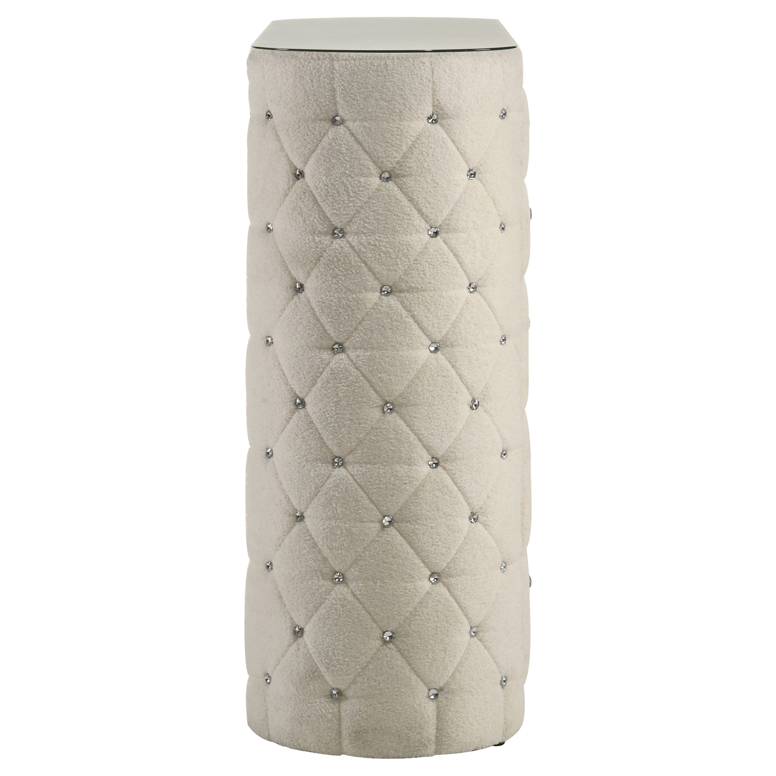 Sonya 5-drawer Upholstered Bedroom Chest of Drawers Ivory — view 9