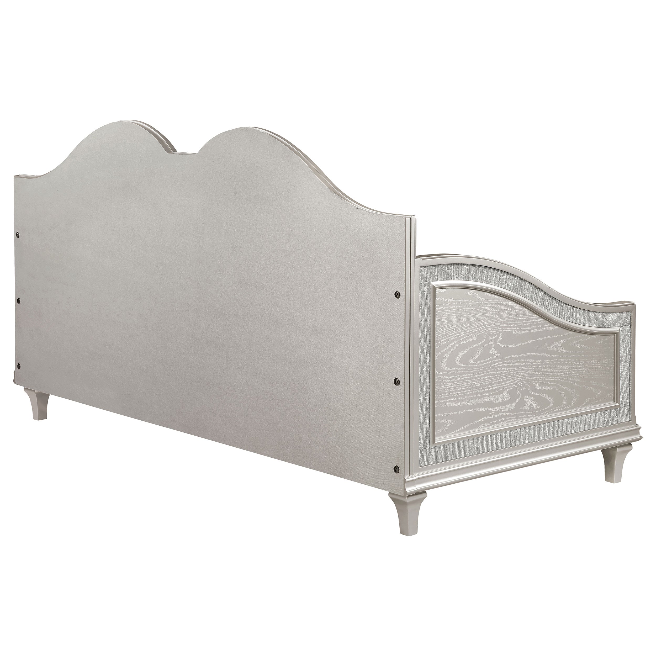 Evangeline Upholstered Twin Daybed Silver Oak — view 9