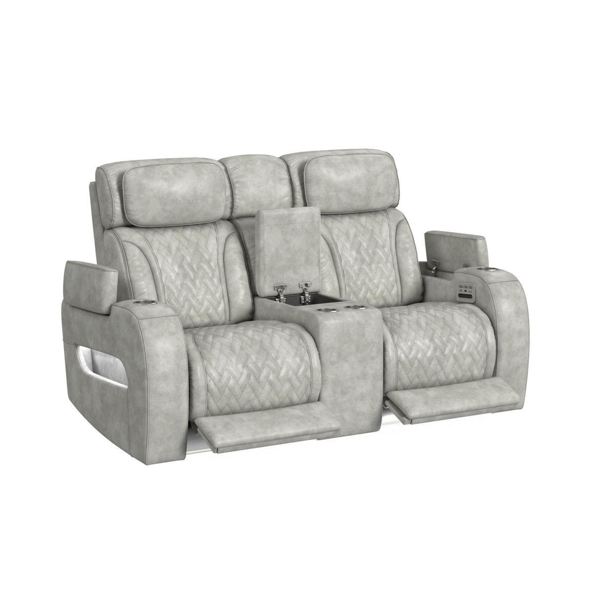 Prime Time Sofa Set in Black by Elements International, view 15